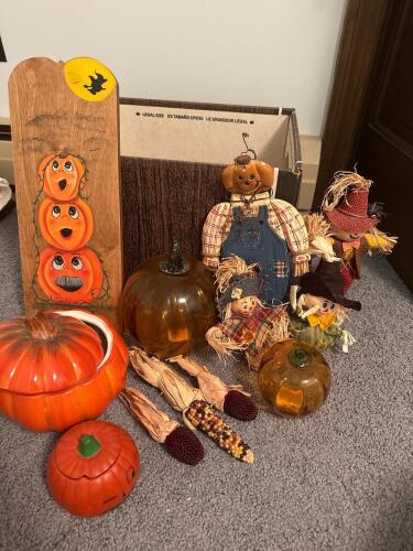 Assorted Fall Halloween Decor Collection