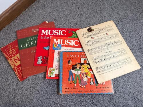 Vintage Children's Piano Books Collection