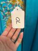 Turquoise Embroidered Silk Dragon Kimono Robe - 7