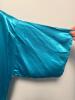Turquoise Embroidered Silk Dragon Kimono Robe - 8