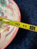Hand-Painted Allain Ceramic Bowl Signed with Colorful Art Glass Fruit - 6
