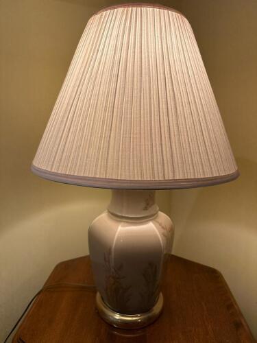 Painted Ceramic Table Lamp
