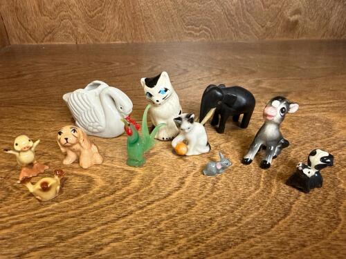 Vintage Miniature Animal Figurines Collection