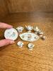 Miniature Porcelain Dollhouse Tea Set - 4