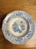 Flow Blue Ceramic Pap Feeder & Saucer Set - 4