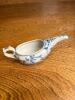 Flow Blue Ceramic Pap Feeder & Saucer Set - 8