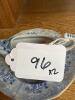 Flow Blue Ceramic Pap Feeder & Saucer Set - 11