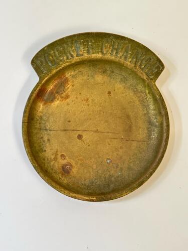 Vintage Brass "Pocket Change" Tray