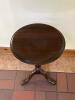 Traditional Round Pedestal Side Table - 2