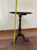 Traditional Round Pedestal Side Table - 4