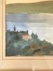 Framed Watercolor Landscape Painting, 12"x 15.5" Framed - 2