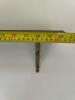 Green Wood Wall Shelf with Decorative Metal Brackets - 4