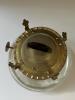 Clear Glass Table Kerosene Oil Lamp, Brass Burner - 4