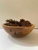 Woodland Collection Wood Bowl with Pinecones - 2