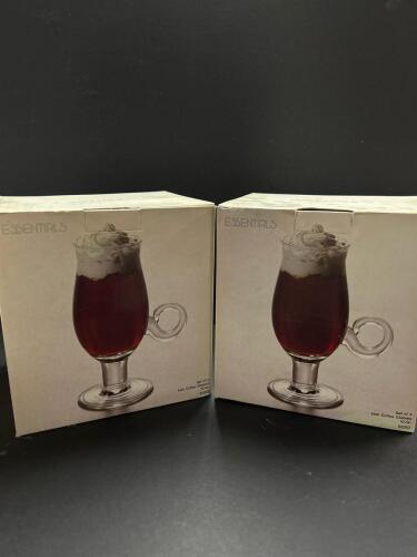 Tuscany Essentials Hand-Blown Irish Coffee Glasses, Set of 8