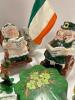 Irish-Themed Collectibles Lot: Schmid Music Box, Mugs, Ceramic Figurines - 4