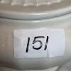 White Ceramic Soup Tureen Set with Underplate & Ladle - 8