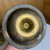 3 Solid Brass Candle Holders: Chamberstick & 2 Square Candlesticks - 7