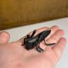 Small Hand-Forged Metal Grasshopper Figurine