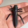 Small Hand-Forged Metal Grasshopper Figurine - 3