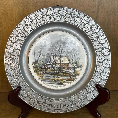 Currier & Ives Winter in the Country Collector Plate