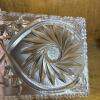 Pressed & Cut Glass Dishes Lot - 9