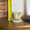 Set of 6 Taper Candle Holders &ndash; Metal, Wood, and Stone Designs - 6