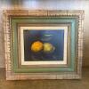 Framed Still Life Wall Art, Signed by Gusini 18"x16"