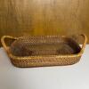 Pampered Chef Woven Selections Rectangular Basket with Handles