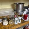 Kitchenware & Home Decor Cabinet Lot - 2