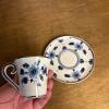 Rosina, Royal Windsor, and Elesya Delft Blue Tea Cup & Saucer Sets - 7