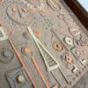 Three MCM Textured Wall Art Panels - 4