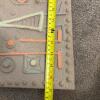 Three MCM Textured Wall Art Panels - 11