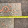Three MCM Textured Wall Art Panels - 13