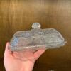 Pressed & Cut Glass Dishes Lot - 7