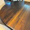 Solid Wood Oval Dining Table with 6 Upholstered Chairs - 4