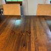 Solid Wood Oval Dining Table with 6 Upholstered Chairs - 5