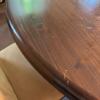 Solid Wood Oval Dining Table with 6 Upholstered Chairs - 17