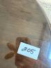 Pennsylvania House Oval Glass Top Coffee Table - 8