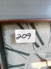 Large 21" Square EG&W Co. Wall Clock - 8
