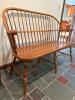 Ethan Allen Berkshire Bench &ndash; 58" Windsor Settee