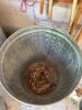 Three Galvanized Steel Trash Cans - 8