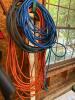 Heavy Duty Blue & Orange Extension Cords and Jumper Cable Set