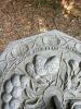 Metal Pedestal Sundial with Botanical Relief & Stepping Stones - 3