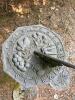 Metal Pedestal Sundial with Botanical Relief & Stepping Stones - 4