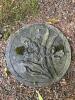 Metal Pedestal Sundial with Botanical Relief & Stepping Stones - 9