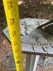 Metal Pedestal Sundial with Botanical Relief & Stepping Stones - 10