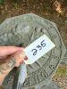 Metal Pedestal Sundial with Botanical Relief & Stepping Stones - 12