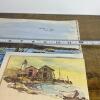 Maritime Watercolor Art Lot-Lighthouse & Coastal Scenes - 5