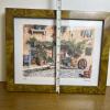 Pair of Framed Art Prints - Italian Courtyard Scenes Roma & Trastevere - 7